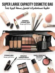 3Pcs Mesh Makeup Bag Set, Zipper Transparent Cosmetic Pouches,Lightweight Breathable Polyester Toiletry Organizer Bags,Multi‑Size Travel Storage Pouch For Cosmetics,Brushes,Skincare,Stationery,Ideal For Vacation,Gym,Bathroom,Daily Use,Thoughtful Gift - Multicolor - View 5