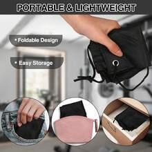 1/5/7pcs Drawstring Backpack, Nylon Sports Bag, Drawstring Bag, Suitable For Travel, Yoga, Fitness, Outdoor Camping, Hiking - Multicolor - View 4