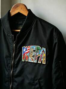 1pc/2pcs/3pcs/4pcs Wepa Collage Patch Script Travel Souvenir Embroidered Iron-On - Multicolor - View 5