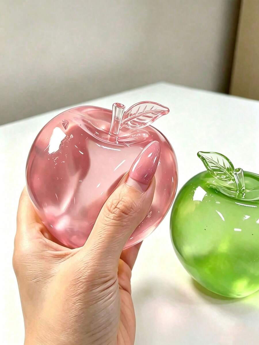1個/綠色/粉色蘋果擠壓玩具,成人壓力緩解擠壓玩具,慢回彈釋壓玩具,焦慮緩解感官玩具,成人壓力緩解擠壓玩具,適合成人派對,柔軟可擠壓,生日禮物,禮品袋小禮物,柔軟可擠壓,柔軟可擠壓玩具 - 均碼 - 查看 1