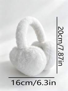 Autumn/Winter Korean Style Heart Plush Earmuffs For Women, Cute Anti-Freeze Warm Ear Covers, Ear Protection Warmer - Multicolor - View 8