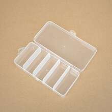 Transparent Hair Accessory Storage Box, Hair Ties, Elastic Clips, Hair Clips Organizer, Multi-Compartment Easy Classification Portable Travel Storage Box, Perfect Gift For Women, Girls, Birthday, Wedding, Gender Reveal Party, Back To School Season For Friends, Family, Colleagues - Multicolor - View 9