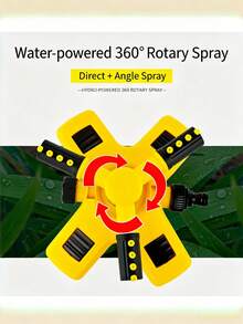 2/1pc Full Coverage Lawn Sprinkler, Connectable Design, Multi-Angle Large Area Watering Equipment, Water Powered Garden Irrigation, Ideal Garden Accessory - Multiple Styles - View 6