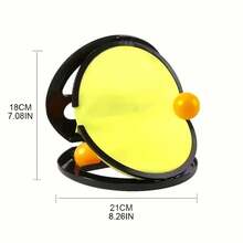 1 Set Fun Ball Catcher: Outdoor And Indoor Hand-Eye Coordination Toy, Parent-Child Interaction, Improve Hand-Eye Coordination Ability - Includes 2 Paddles And 4 Balls - Multicolor - View 7