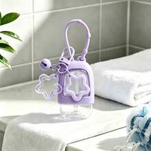1/2pcs Alcohol-Free Hand Sanitizer Bottle With Protective Case And Keychain, Flip Top, Refillable, Suitable For Travel Carrying Liquids, Toner, Lotion, Etc. - Multicolor - View 32