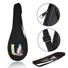 1pc Badminton Racket Bag, Shoulder Bag, Sports Equipment Storage Bag, Protective Cover, Portable Sports Storage Bag, Sports Equipment Accessories - Black - View 33