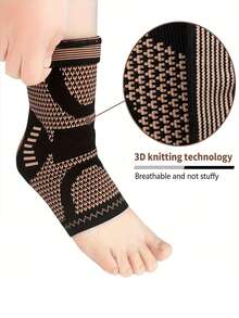 2pcs Breathable Ankle Support For Basketball, Fitness, Jump Rope, Running, Outdoor Cycling, Squats, Halloween - Multicolor - View 8
