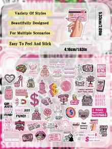 50pcs Creative Banknotes Stickers For Adults Teens Sticker Enthusiasts Back-To-School Season Halloween Scrapbooking Journaling Laptops Skateboards More Decor, Add A Fun Touch To Your Devices! - A - View 2