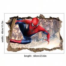 FIFA Spider-Man Wall Sticker Decal For Living Room Decor Background Wall, Removable, Suitable For Christmas Background Wall Decoration, Also Can Be Used As Birthday Gift - B - View 9
