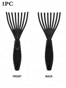 Curly Hair Smoothing & Styling Brush Set, Vented Curl Defining Brush, Wide Tooth Hook Comb & Pointed Tail Styling Brush For Curly Wavy Coily Hair, Sectioning, Shaping, Daily Hair Styling, Home Travel Use, Multi-Color Options - Multicolor - View 9