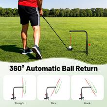 Golf Swing Trainer Set, Tool Swing Training Posture, Portable Golf Swing Trainer Set,Learning Tools, Golf Ball Training Chipping Hitting Practice Tool - 1 - View 6