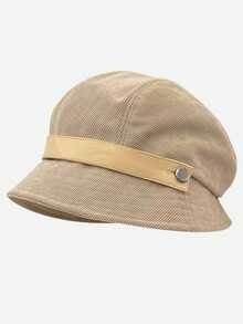 1pc Women's French Bucket Hat, Winter Warm & Windproof Beret, Elegant High-End Style, Suitable For Autumn/Winter Daily Wear - Multicolor - View 5