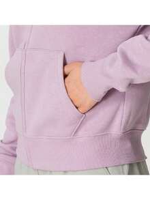 Under Armour Women's UA Rival Fleece FZ Knit Hooded Casual Sports Jacket 6016556-698 - Pink - View 4