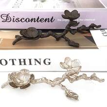 2pcs Vintage Metal Plum Blossom Branch Spherical Base Crystal Ball Display Stand, Home & Office Decor (Ball Not Included) - one-size - View 12