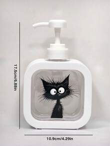 500ML Cartoon Cat/Pumpkin Transparent Travel Pump Dispenser Bottle, Aromatherapy Travel Bottle, Refillable Container, Halloween Gift/Christmas Gift - Multiple Styles - View 11