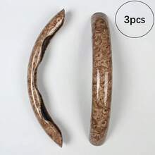 2/3pcs Non-Slip Steering Wheel Cover - Mahogany Wood Pattern + Segmented Embedded Design + No Inner Ring, For Car/MPV/SUV/RV/Pickup/Van - Mahogany Grain - View 22