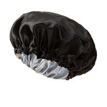 1pc Women's Elastic Satin Sleep Cap, High Elasticity Hair Protection Sleeping Wide Brim Fashion Headwrap - A - View 11