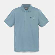 Timberland New Men's Quick-Dry Breathable Collared Short Sleeve Polo Shirt For Commuting - Indigo - View 3