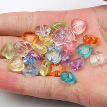 50pcs Fashionable Multicolor Heart-Shaped Beads - Heart - View 6