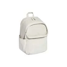 Adidas Minimalist Versatile Double Zipper Fabric Backpack Pain Bag Medium Unisex Couple Style Aluminum Brown - Beige - View 3