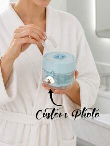 Custom Leakproof Denture Storage Container, Custom Photo, 3-In-1 Leakproof Denture Travel Storage Container, Portable Soaking Cleaning Case With Drain Tray, Suitable For Retainers, Clear Aligners, Sports Mouthguards, Night Guards, Travel Oral Care Accessories, Ideal Gift For Her, Back To School, Travel Essential, Teacher Gift, Gift For Family And Friends - Multicolor - View 5