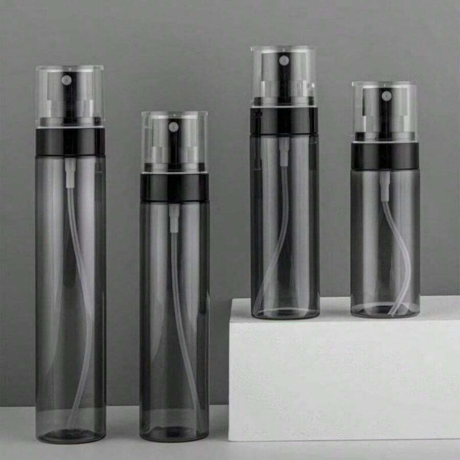 1pc Travel Mist Spray Bottle, Refillable Empty Atomizer For Toner, Alcohol, Hydrating Mist, Portable Fine Mist Spray Bottle - Black - View 1