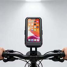 1PC Shockproof Waterproof Full Coverage Magnetic Phone Holder For Electric Scooter, Delivery Rider Special Rainproof Adjustable Motorcycle Phone Mount, Electric Bike Motorcycle Phone Holder For Delivery Rider Navigation, Bicycle Car Mount Shockproof Waterproof Phone Bracket - Multicolor - View 7