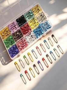 300pcs Colorful Pins, Made Of High-Quality Metal, Vibrant And Bright Colors, Suitable For Sewing, Handicrafts, Jewelry Making And Storage Craft Accessories (300/150/10) Optional - Multicolor - View 4