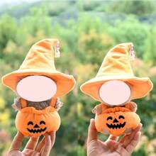 1pc, Clothing Only, Halloween Doll Clothes Suitable For Labubu, Pumpkin Hat, Pumpkin Pants, Devil Pumpkin Outfit, Costume Props For Display - Multicolor - View 11