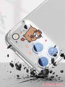 1‑Pack Cute Capybara Pattern Tempered Glass Lens Protector, Compatible With 17 Pro/17 Pro Max, 18 Pro/18 Pro Max Full‑Series Models. Full‑Coverage Rear Camera Protection, Scratch‑Resistant And Wear‑Resistant, Easy To Install. - Clear - View 8