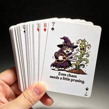 1 Set Of Tabletop Poker Cards, Travel Portable Poker Card Set, 54 Crystal Pattern Collectible Cards, Fun Indoor Game Cards, Crystal Cards For Party And Gift - Multicolor - View 3