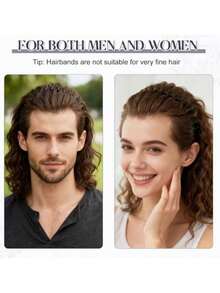 2pcs Metal Headbands, Fashion Wavy Spring Metal Hair Hoop, Unisex, Elastic Non-Slip Metal Headband, Suitable For Daily Outdoor Sports, Hair Accessories - Multicolor - View 5