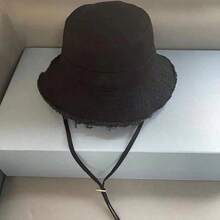 1件女款復古做舊水洗帽檐水桶帽，適合戶外旅行、春夏防曬、日常穿搭、海灘與度假 - 漁夫帽 - 查看 2