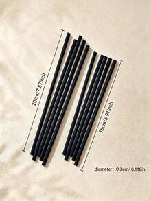 10/30/50/100pcs Fiber Diffuser Sticks, Aromatherapy Replacement Refill, Black/White/Natural, Flameless Fragrance Refill, Fast Absorption, Even Diffusion, Long-Lasting Volatility, Fragrance Diffusion Accessories, Suitable For Aromatherapy Bottles, Essential Oil Diffusers, Home Fragrance, Indoor Fragrance, Bedroom, Bathroom, Living Room, Office, SPA Space - A - View 8