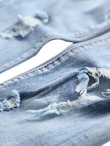 Men Plus Size Jeans - Baby Blue - View 4
