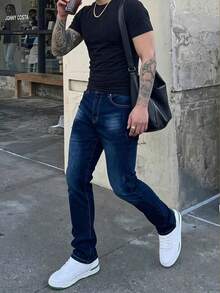 Impala Men Jeans - Navy Blue - View 4