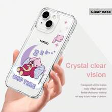 Miniso Disney Officially Licensed, Toy Story Lotso, Fun Cartoon Anime Unisex Style, Compatible With IPhone 18 Pro Max/18 Pro/17/16/15/14/13/12/11/XS/XR/7/8/6 MINI PLUS Series Phone Cases, Perfect Gift For Family And Friends - Clear - View 5