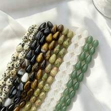 14-16pcs Teardrop Shaped Loose Beads 8x12mm DIY Jewelry Handmade Beading, Suitable For Bracelet, Necklace, Earring Making - 8*12mm Teardrop Beads - View 3