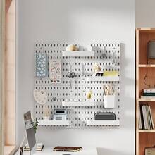 No-Drill Wall Shelf (Single Pack) - Easy Installation, Strong Adhesive & Drill-In Dual Mounting, Durable Plastic/Metal Material, Space-Saving Shelf, Suitable For Kitchen, Study - Home Storage Solution - Multicolor - View 5