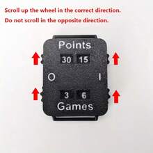 Tennis/Padel Score Wristband - Instant Score Tracker, Wrist Counter, No Memory Loss, Suitable For Singles/Doubles Matches - For Coaches, Referees, Players (White/Black) - Scoring Accessory - Multicolor - View 11