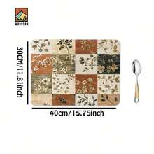 1pc Extra Large Draining Mat, Bar Countertop Waterproof Mat, Drying Mat, Drainage Mat, Coffee Machine Mat, Coffee Cup | Tableware Draining, Absorbent Quick-Dry Draining, Waterproof & Oil-Resistant, Washable & Reusable, Suitable For Kitchen | Cafe, Tea Cup, Coffee Cup, Coffee Machine Accessories, Home Decor For Coffee Lovers, Rental Home Improvement - Multicolor - View 7