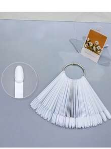 50pcs Round & Square Nail Polish Color Display Tools, Nail Art Decoration, Sturdy Structure, Space-Saving, Suitable For Countertop Or Retail Store Decor, For Salon And Home Use - Multicolor - View 14