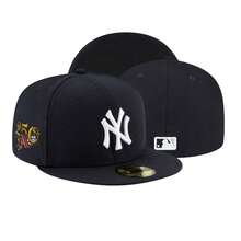 Topi New Era 59FIFTY New York Yankees Hitam Edisi ke-250 68220 - Hitam - View 4