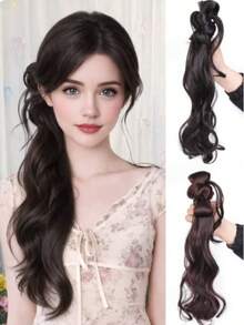 Curly Bun Wig, With Braid-Able Ponytail Extensions, Korean Wig, Suitable For Cheongsam Hairstyles - Multicolor - View 2