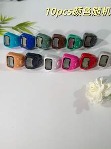 New Thumb Electronic Tally Counter, Button Battery Powered, High-Definition Digital Display Screen, Compact And Portable Prayer Counting Device, Multiple Colors Available, Handheld Prayer Counter - Multicolor - View 16