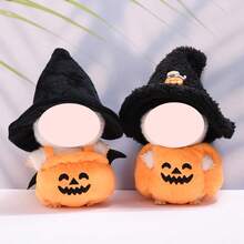 1pc, Clothing Only, Halloween Doll Clothes Suitable For Labubu, Pumpkin Hat, Pumpkin Pants, Devil Pumpkin Outfit, Costume Props For Display - Multicolor - View 2