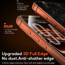 CASECOPS 2Pcs Ultra HD Tempered Glass Screen Protector Compatible With Iphone 18 Pro Max/18 Pro/17 Pro Max/17 Pro/17/16 Pro Max/16 Pro/15 Pro Max/14/13/12/11/X Series, Full Coverage 9H Silk-Printed Glass, 8K Clear, Anti-Fingerprint, Easy Install, Scratch & Shatter Resistant. An Ideal Choice For Smartphone Users And A Fantastic Gift For Occasions Such As Birthdays, Easter, Christmas, And Halloween. - 2pcs - View 6
