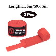 2pcs 1.5m/3 Meters Boxing Training Bandages, Sports Bandages, Suitable For Sanda, Kickboxing Training - SHAPE - View 17