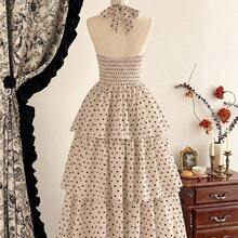 Women Short Dresses - Whole Grain Coffee - View 11