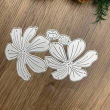Double Layer Flower Metal Handmade Cutting Mold DIY Greeting Card Scrapbook Paper Craft Embossing Die - XP108 - View 5